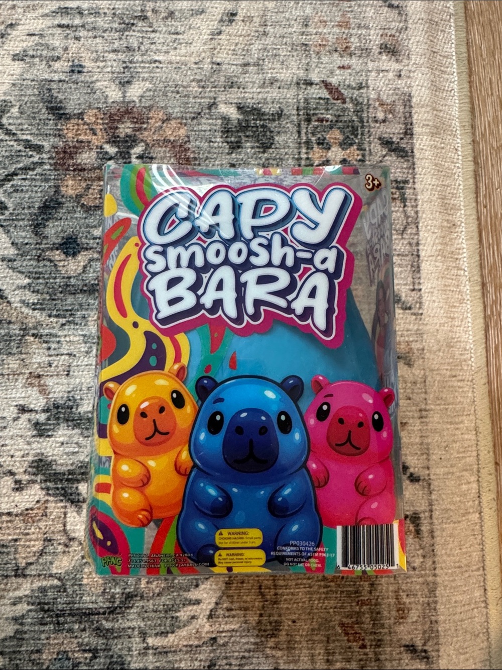 Capy Smoosh-A-Bara from five below capybara squishy